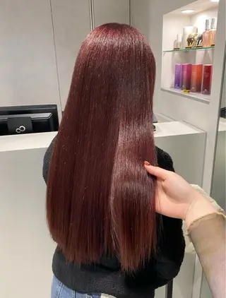 ロング ハイトーン／ フウカ‎🤍のヘアスタイル