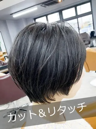 ショート 上重 晴輝 Recharme新保のヘアスタイル