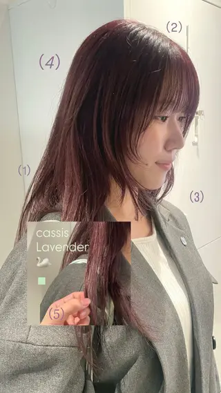 カラー rena 🕯colorのヘアスタイル