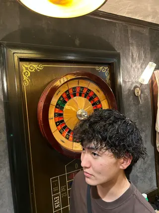 パーマ メンズ 西本 健斗のヘアスタイル