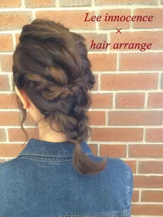 ミディアム セミロング ロング カラー ヘアアレンジ カラー/髪質改善スペ シャリスト宮本 伸一のヘアスタイル