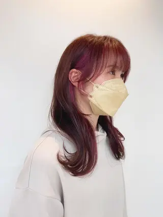 カラー SANA推し美容師 CHISA🍒のヘアスタイル