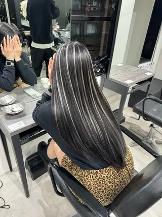 ロング カラー 黒木 大武のヘアスタイル