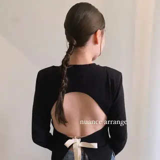 ロング ヘアアレンジ 落合希 Olivebeigeのヘアスタイル