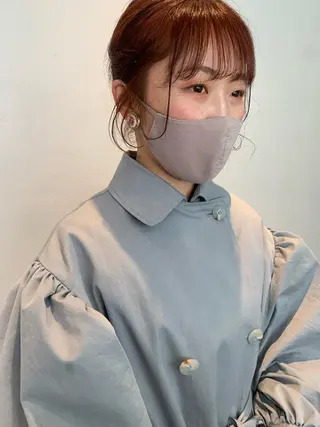 ミディアム カラー RISAKO レイヤーカット🎀のヘアスタイル