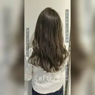 ロング カラー 田中 孝征のヘアスタイル