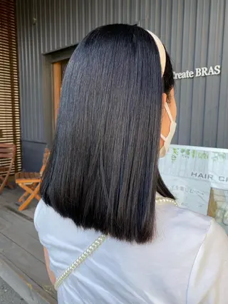 ロング BRAS ナカガワのヘアスタイル
