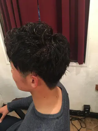 パーマ メンズ amphihair 高橋祐也のヘアスタイル