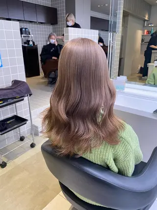 ロング カラー ヘアアレンジ キッズ TRU Shino🦋のマツエク・マツパデザイン