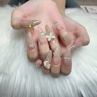 ネイル 🎀nana🫧 ワンホンネイル🎀のネイルデザイン