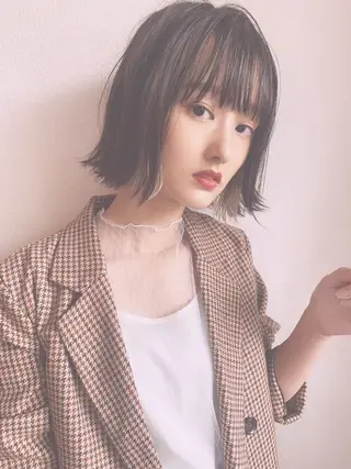 ショート カラー 🩷愛咲🩷レイヤー /透明感カラーのヘアスタイル