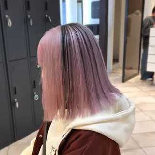 ミディアム カラー mei 撮影モデル募集中！のヘアスタイル