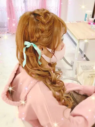 ヘアアレンジ 新宿ヘアセットメイク Asa-mのヘアスタイル
