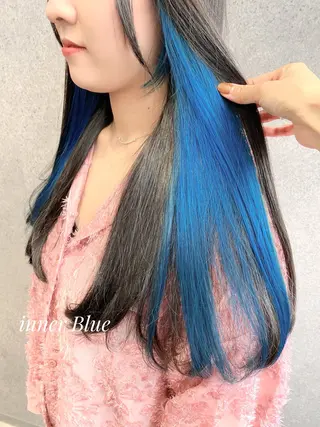 ロング カラー YUKA🐻‍❄️ 🎀当日予約ok/のヘアスタイル