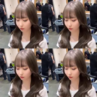 ロング カラー レイヤーカット/ 縮毛矯正🇰🇷早坂のヘアスタイル