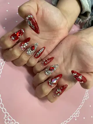 セミロング ネイル 《LB》ラブリエ Nail&eyeのマツエク・マツパデザイン