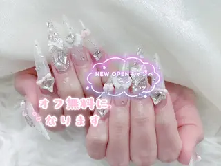 ネイル K.bi_nail ネイル長さ出し専門店のネイルデザイン