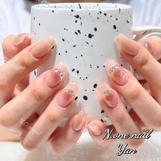 ネイル 長いだし/スカルプ/ パラシェルN.oneのネイルデザイン