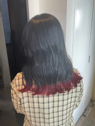 ロング カラー YUI/ ブリーチカラー🌷のヘアスタイル