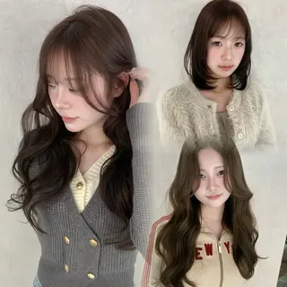 ロング カラー トレンドスタイル/ ワンホン/YURIのヘアスタイル