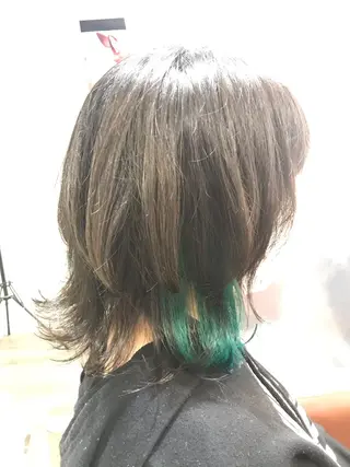 ミディアム カラー 限定クーポン 💕大量更新ブリーチのヘアスタイル