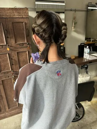 ミディアム 沖縄/ヘアアレンジ /ナカノのヘアスタイル