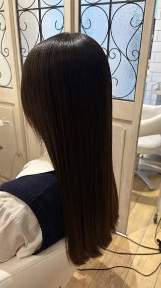 ロング カラー 似合わせ 顔周りYUUGAのヘアスタイル