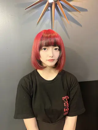 ショート カラー 🌈派手髪エクステ ブレイズ🌈ひろとのヘアスタイル