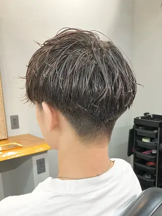 ショート パーマ メンズ メンズ/ケアパーマ /hayashiのヘアスタイル