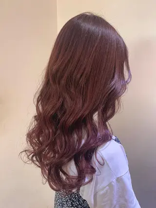 セミロング カラー ヘアアレンジ 店長/ 加藤 流菜のヘアスタイル