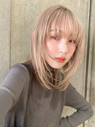 セミロング カラー [メンズパーマ特化] 棚橋大翔のヘアスタイル