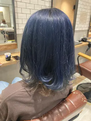 ミディアム 菊地 優斗のヘアスタイル