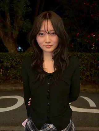 カラー YOKE 桃山台 SAKI♩ ܸのヘアスタイル