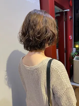 カラー レイヤーカット🍏 オリーブ/ののかのヘアスタイル