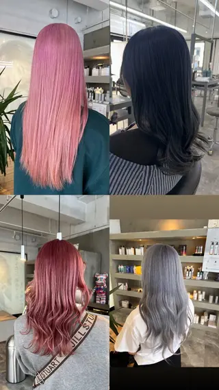 ロング 水戸/ブリーチ特化/ 中山りくのヘアスタイル