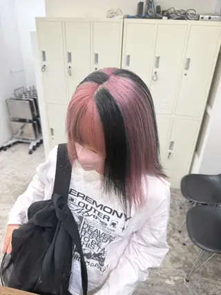 セミロング カラー ✨ハイトーン/レイヤ ー/横浜/優内✨のヘアスタイル