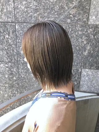 ミディアム カラーアンドケアリタ kitamuuuのヘアスタイル