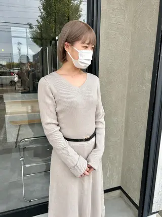 ショート カラー 一ノ瀬 暁のヘアスタイル