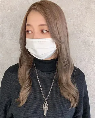 ロング カラー UNDER vr 【アンダーバー】のヘアスタイル