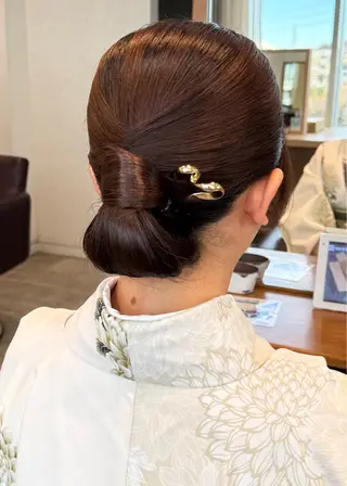 ヘアアレンジ ハイトーン/ダブル カラー/あやかのヘアスタイル