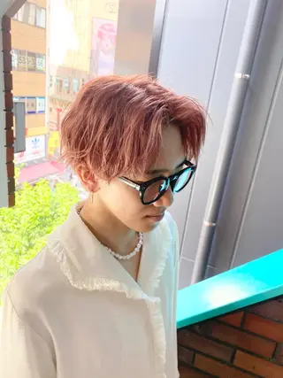 ショート カラー graphy池袋 東ヶ崎　凌のヘアスタイル