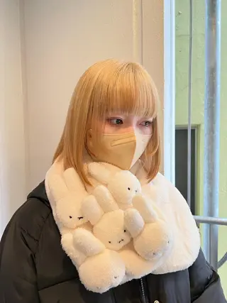 ショート カラー ハイトーン&髪質改善 &韓国エクステ🤎のヘアスタイル