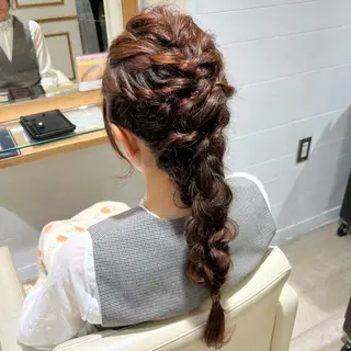 ロング ヘアアレンジ モデル募集 セイノチヒロのヘアスタイル