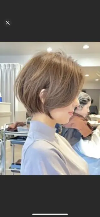 ショート mio/【日本橋】 撮影モデルのヘアスタイル