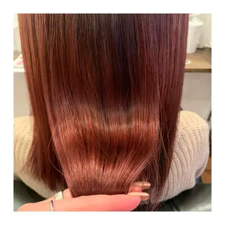 ロング カラー あべ ゆうかのヘアスタイル