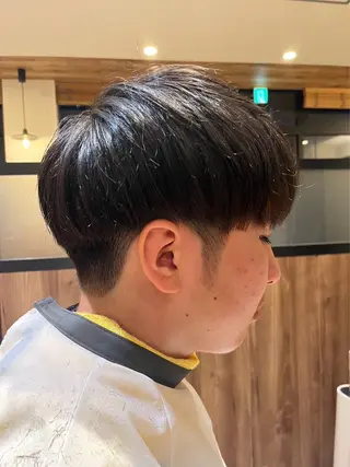 ショート メンズ 🫧RYOグレージュ /透け感カラー🫧のヘアスタイル