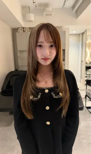 カラー 🎵AIRI/ヘアー ⭐︎アートネイル🪽のネイルデザイン