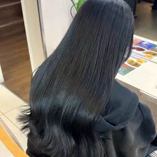 ロング カラー 横浜パーマ🌐ボブ✨ 暖色カラーもえかのヘアスタイル
