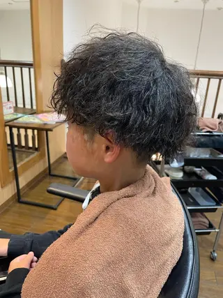 パーマ キッズ 浅香山✨美髪✨ やまもとあきこのヘアスタイル