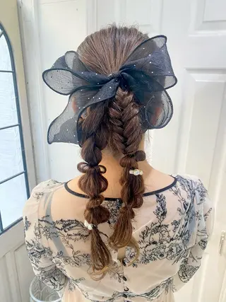 ヘアアレンジ uros.中目黒 moekaのヘアスタイル